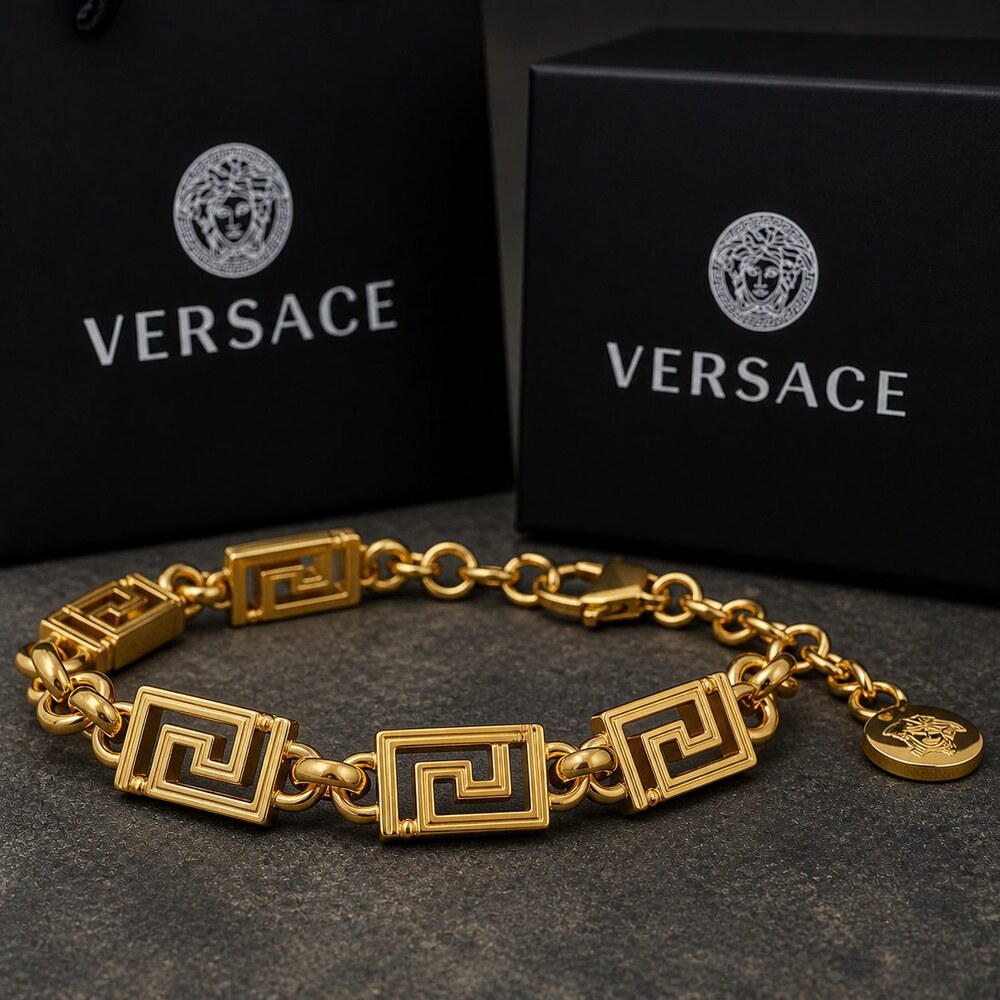 Versace Bold Statement Bracelet Style 3 | New with Box - Picture 3 of 9